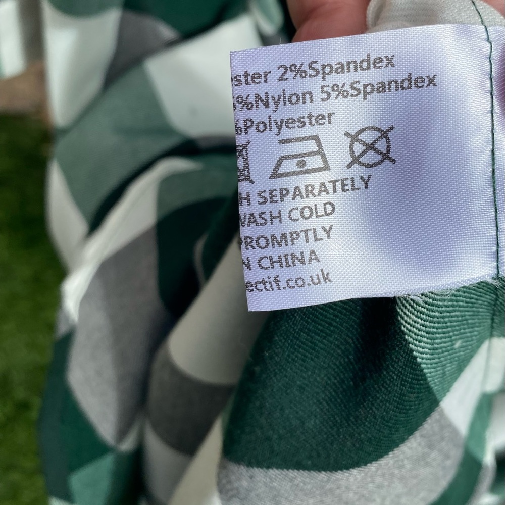 NWT-XXL-18-Collectif Vintage-Clemence Meadow Check Swing Dress-pockets! 😍 - Picture 10 of 13
